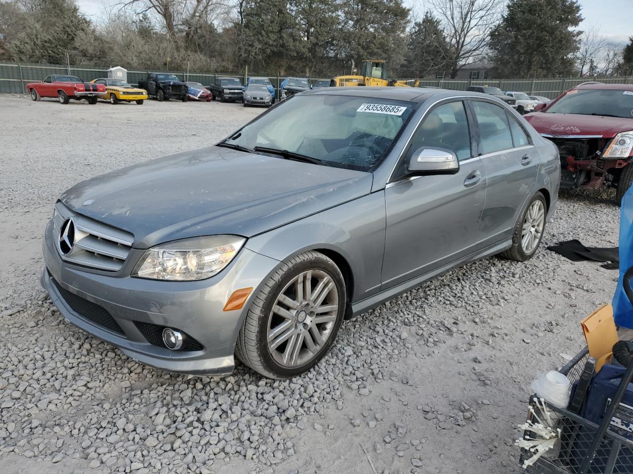 2008 Mercedes-benz C 300 Silver vin: WDDGF54X18F127114