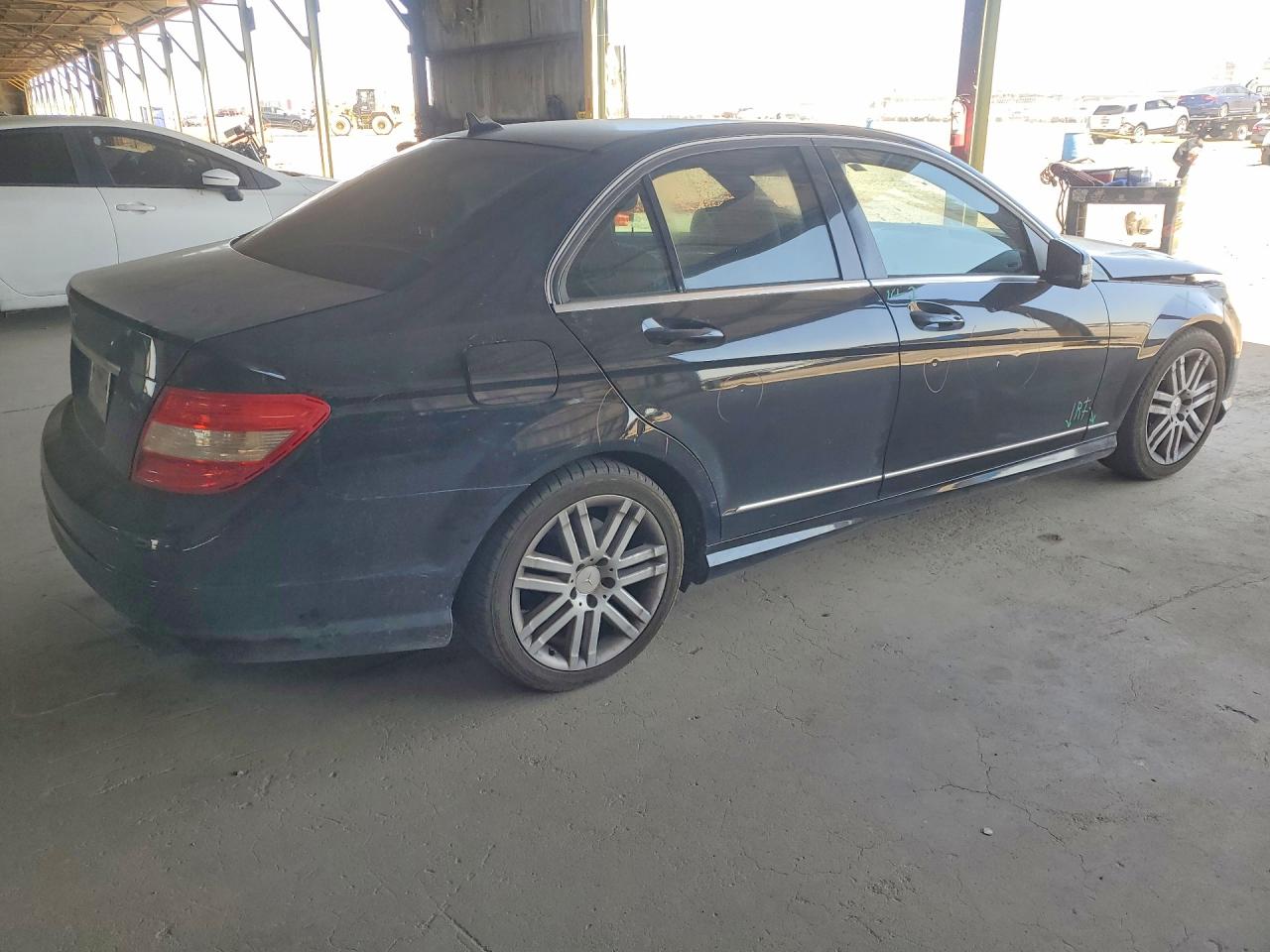2009 Mercedes-benz C 300 Black vin: WDDGF54X19R078125