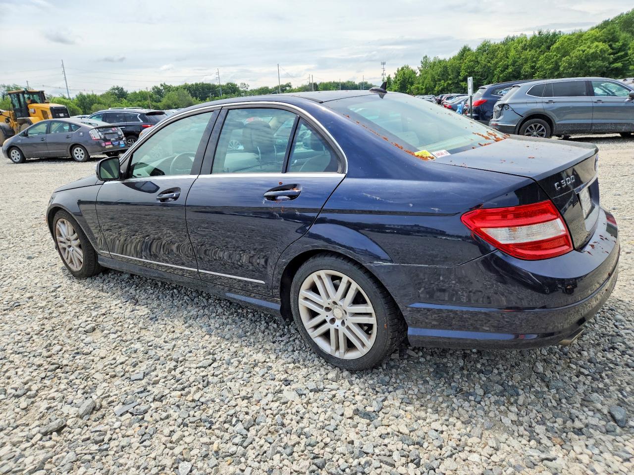 2009 Mercedes-benz C 300 Blue vin: WDDGF54X19R079548