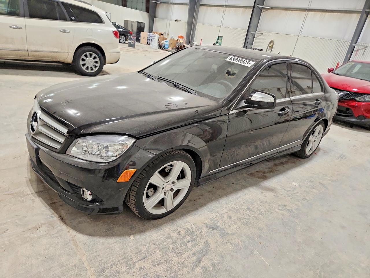 2009 Mercedes-benz C 300 Черный vin: WDDGF54X19R082711