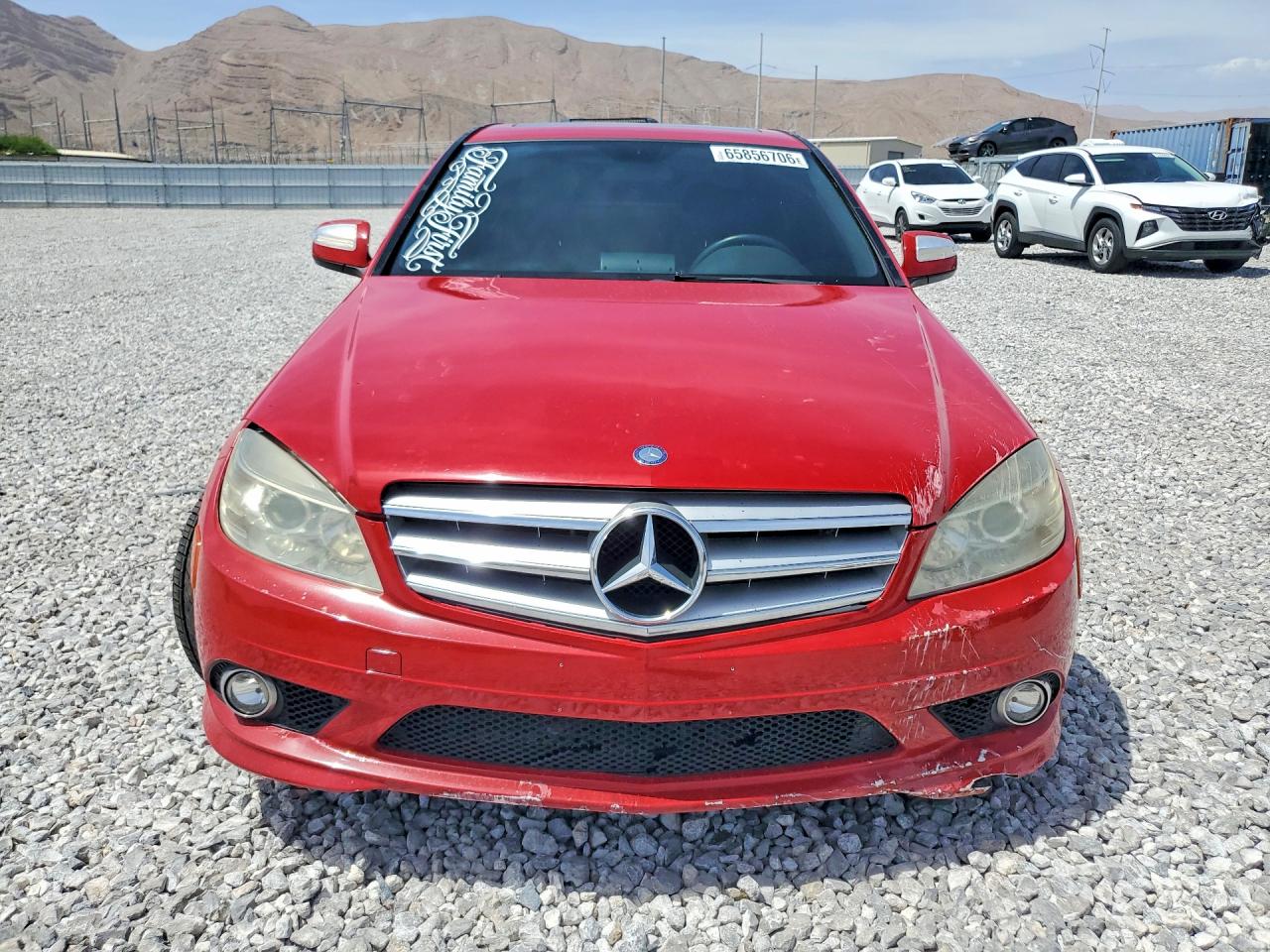 2008 Mercedes-benz C 300 Red vin: WDDGF54X28F033839