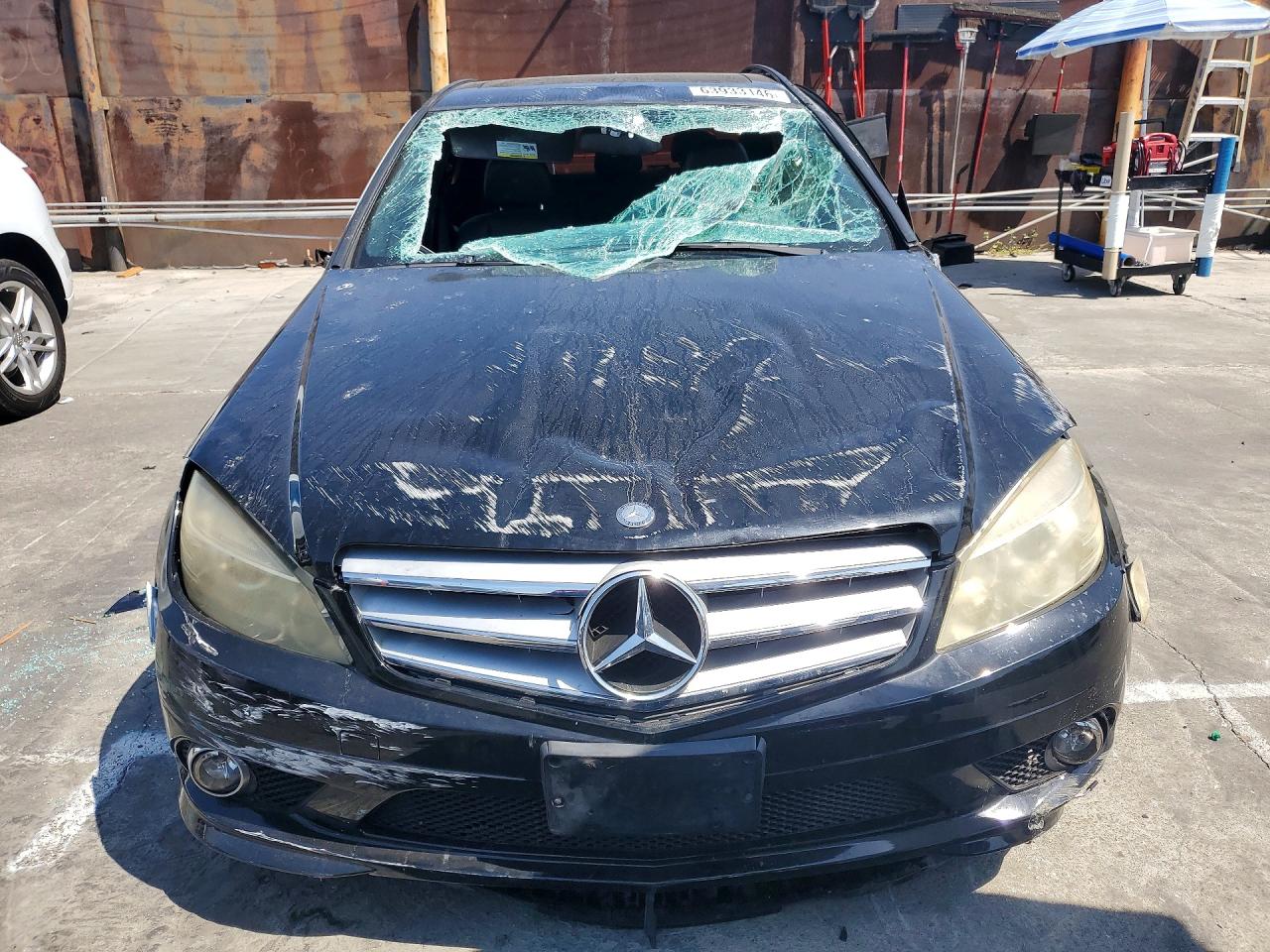 2008 Mercedes-benz C 300 Black vin: WDDGF54X28F048969