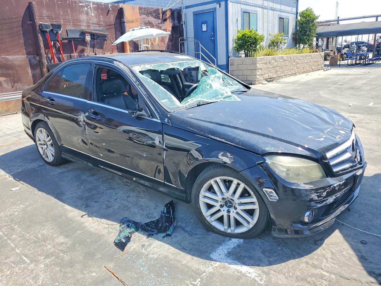 2008 Mercedes-benz C 300 Black vin: WDDGF54X28F048969