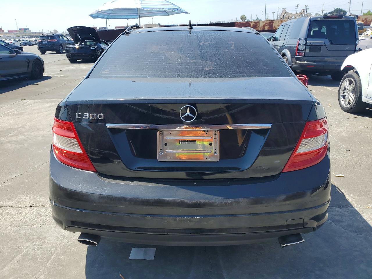 2008 Mercedes-benz C 300 Black vin: WDDGF54X28F048969