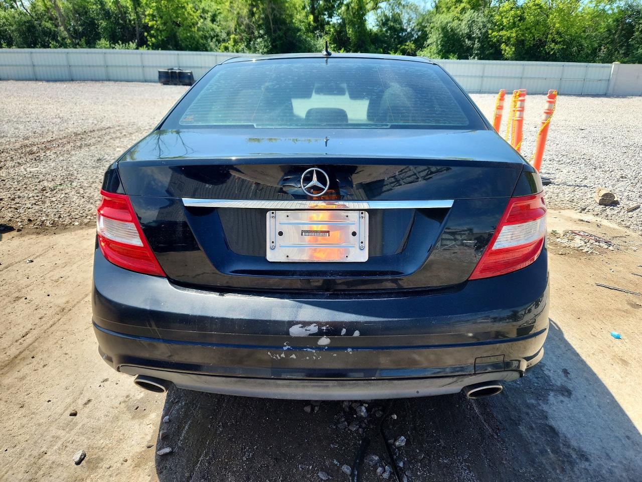 2008 Mercedes-benz C 300 Black vin: WDDGF54X28F067828