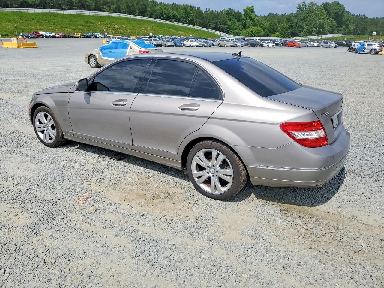 2008 Mercedes-benz C 300 Серебряный vin: WDDGF54X28F076965