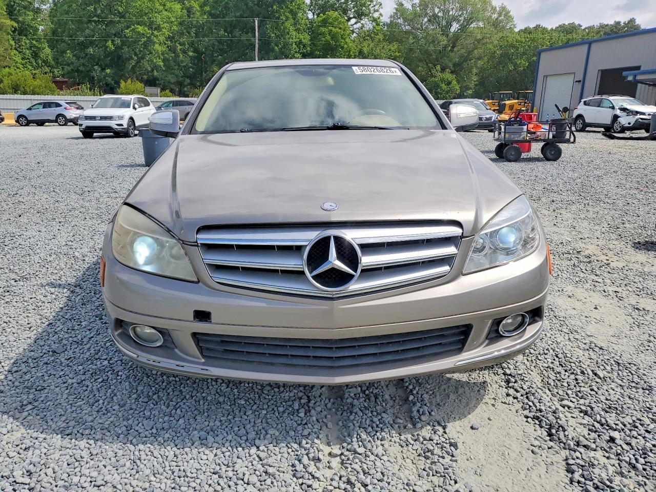 2008 Mercedes-benz C 300 Серебряный vin: WDDGF54X28F076965