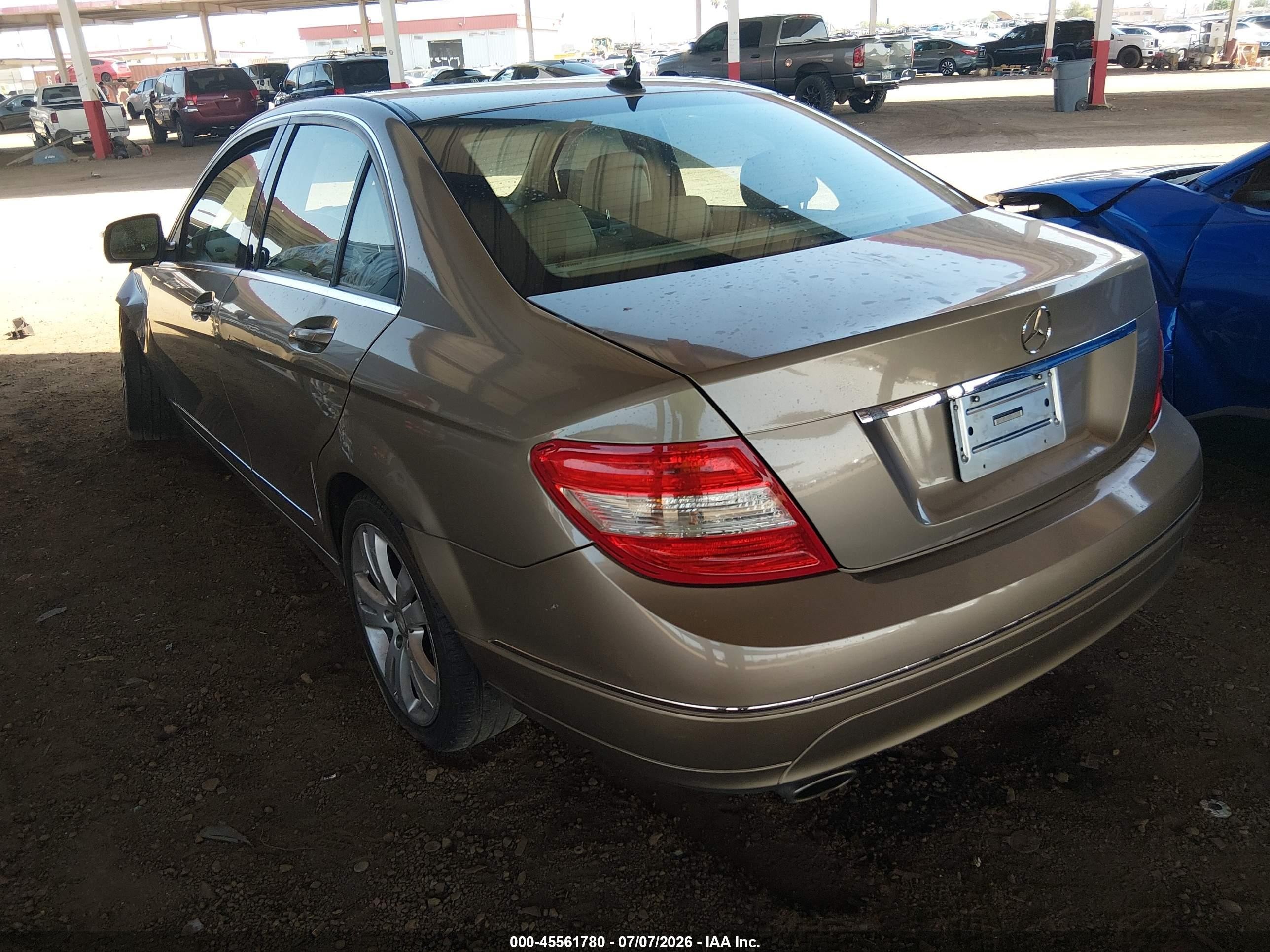 2008 Mercedes-benz C 300 Luxury/sport Champagne vin: WDDGF54X28F181442