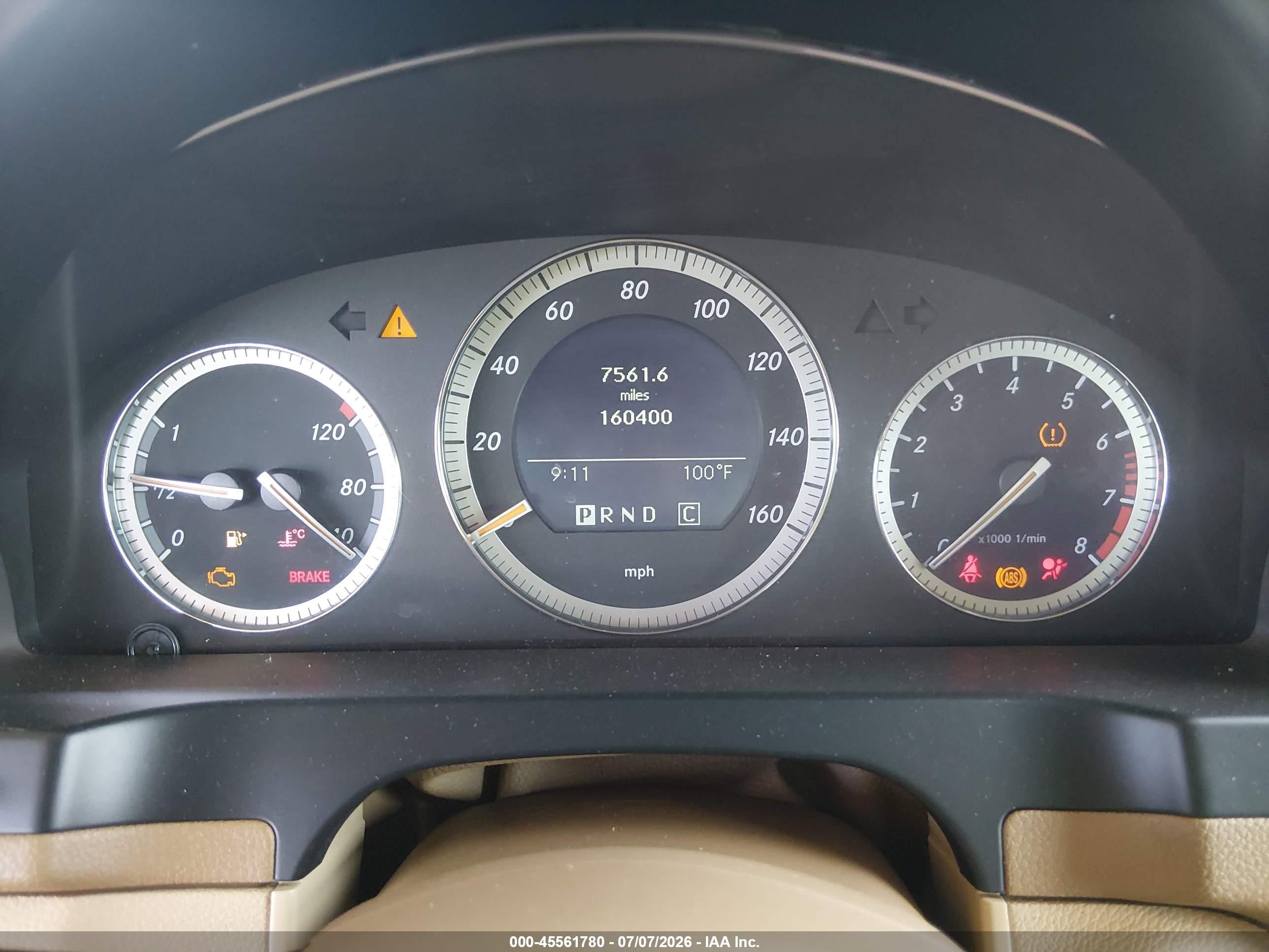 2008 Mercedes-benz C 300 Luxury/sport Champagne vin: WDDGF54X28F181442