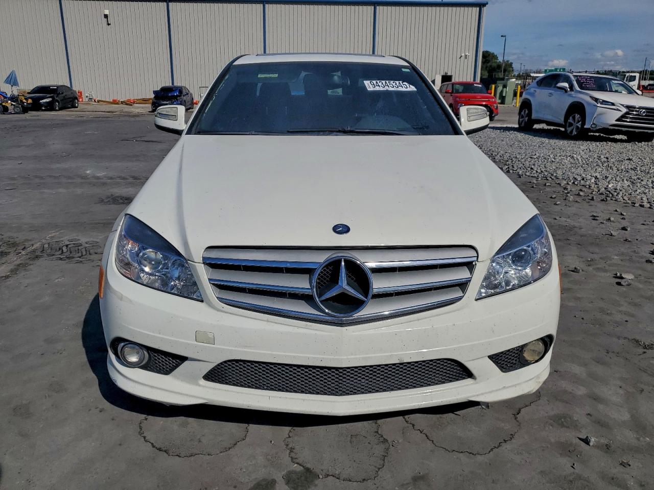 2008 Mercedes-benz C 300 White vin: WDDGF54X28R032463