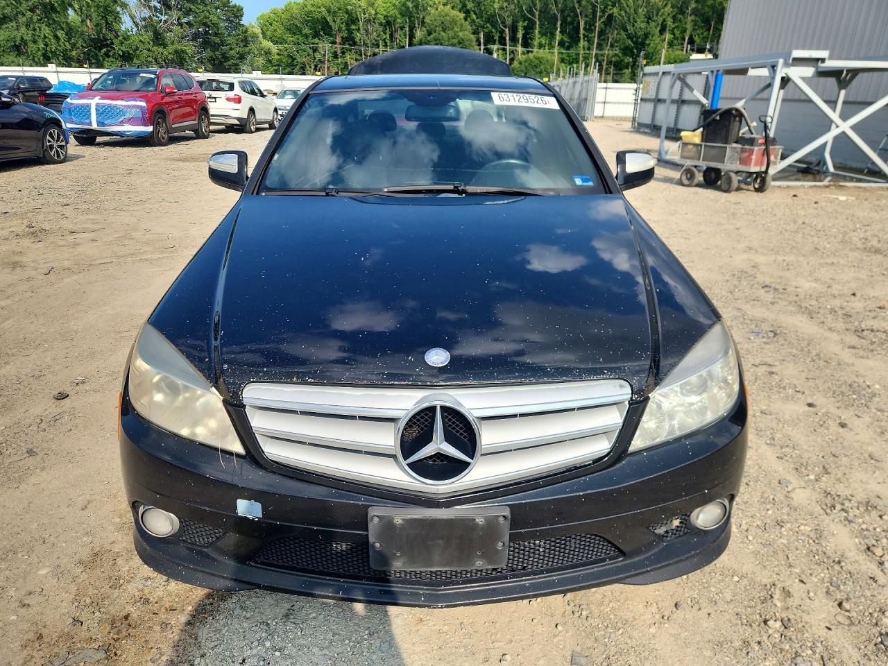 2009 Mercedes-benz C 300 Black vin: WDDGF54X29R069854