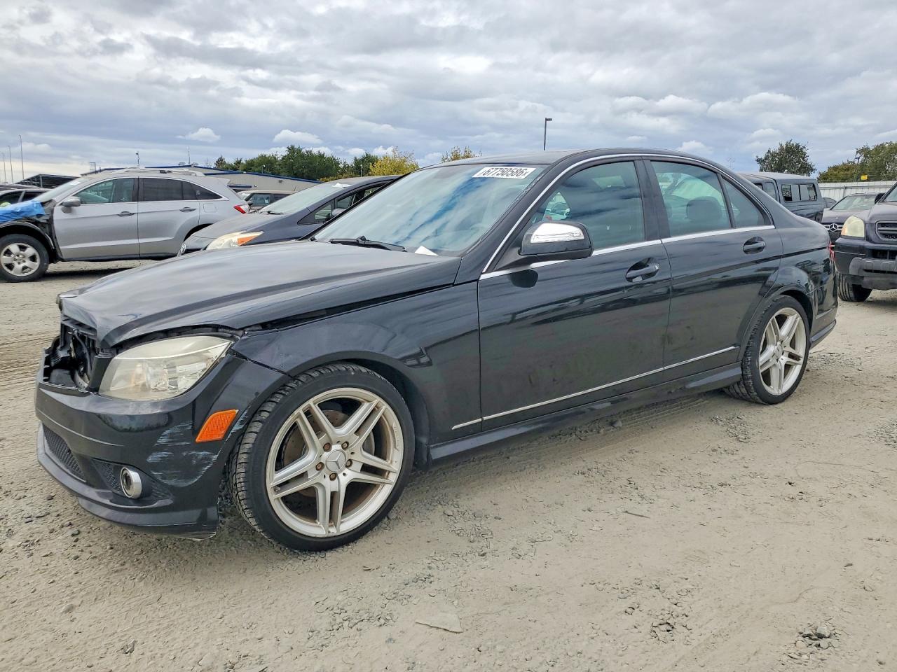 2009 Mercedes-benz C 300 Черный vin: WDDGF54X29R070468