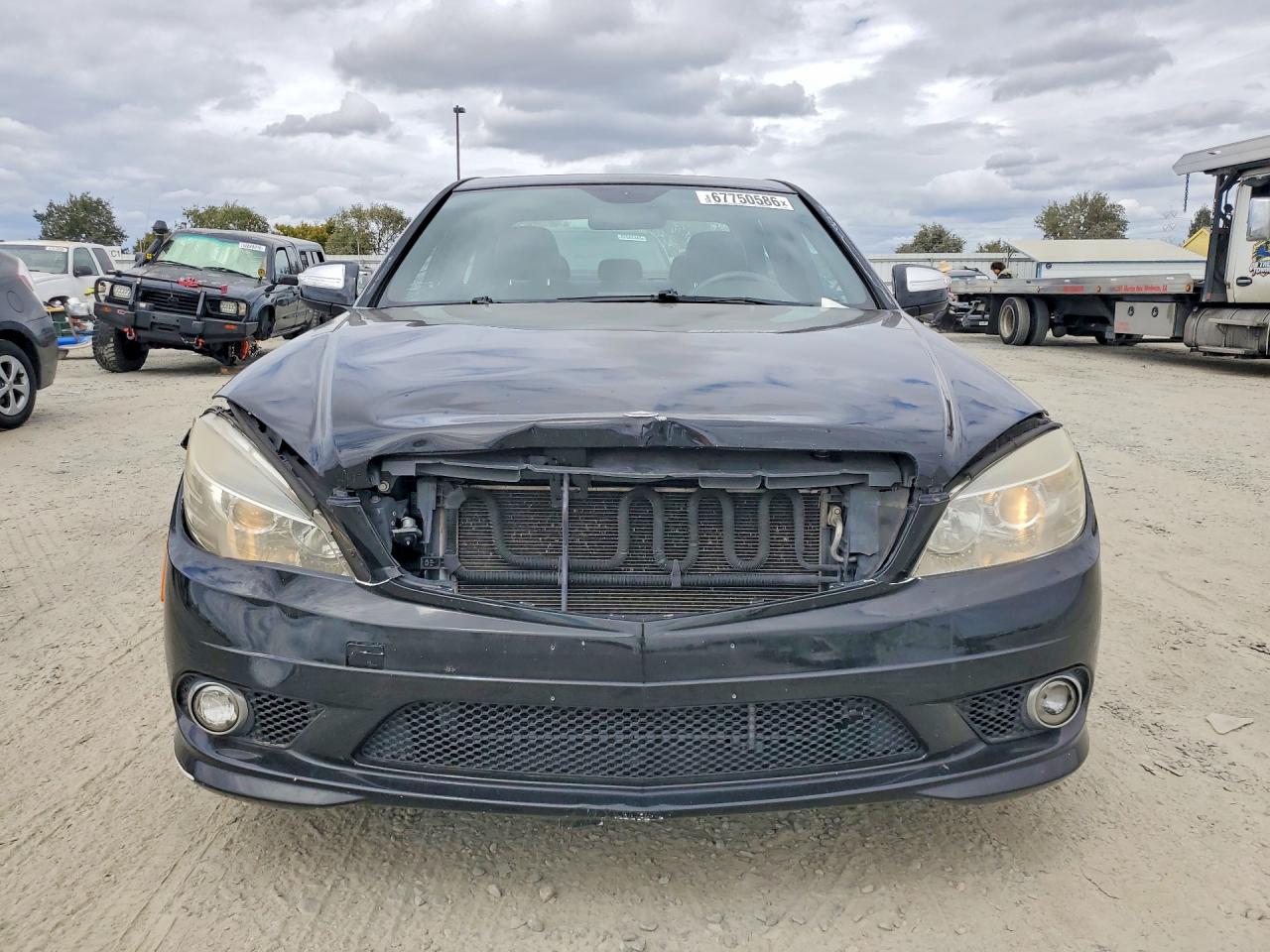 2009 Mercedes-benz C 300 Черный vin: WDDGF54X29R070468