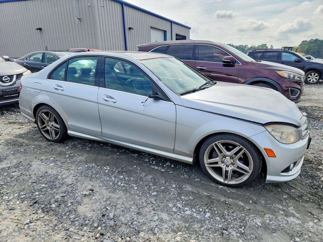 2009 Mercedes-benz C 300 Silver vin: WDDGF54X29R083527