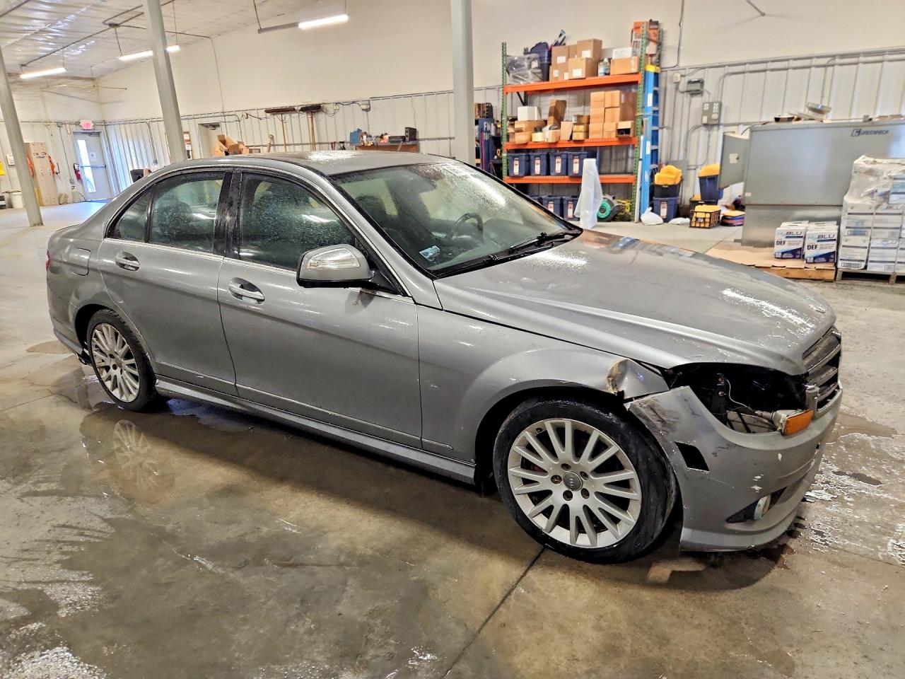 2008 Mercedes-benz C 300 Серебряный vin: WDDGF54X38F020226