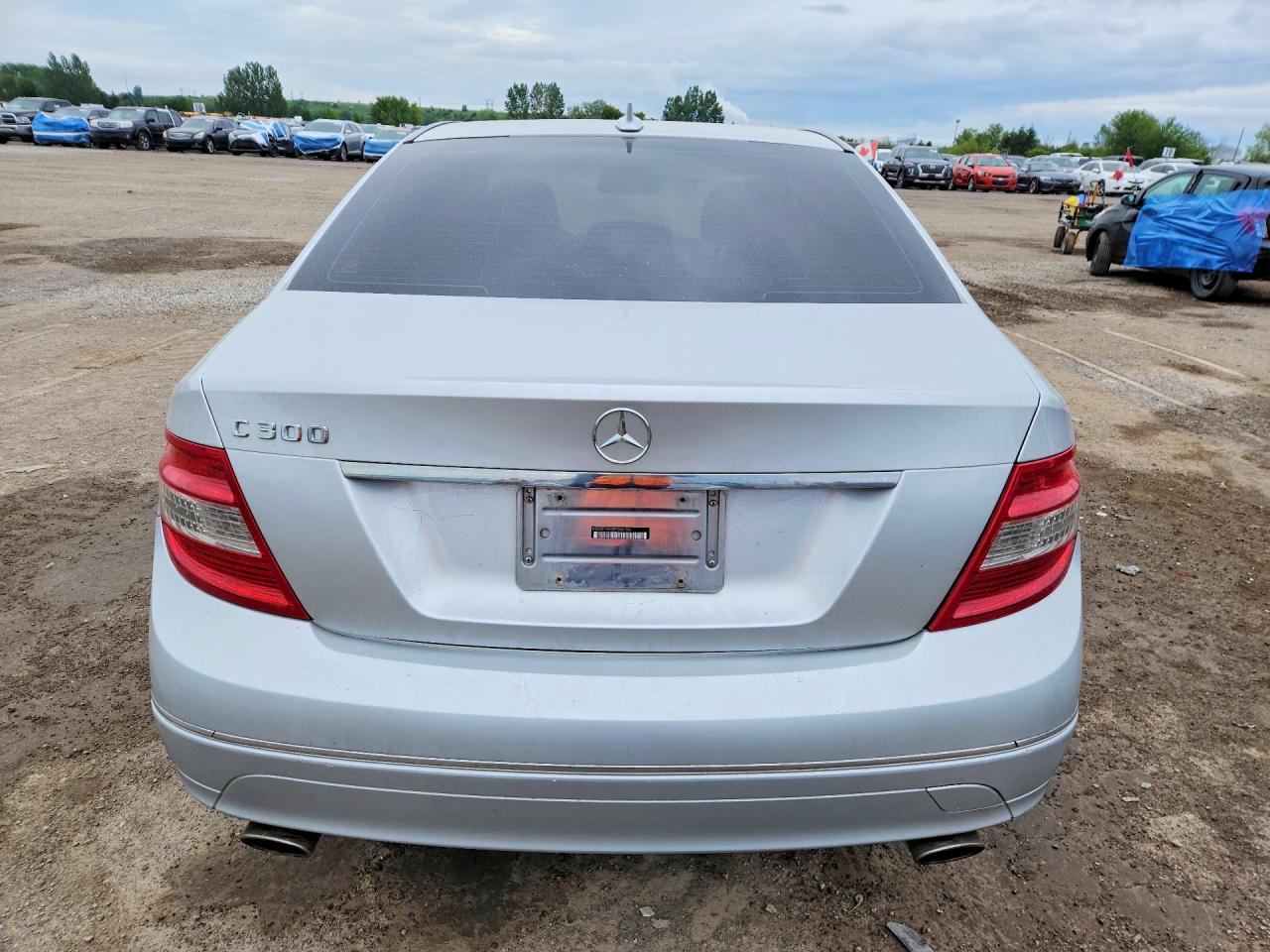 2008 Mercedes-benz C 300 Silver vin: WDDGF54X38F066154