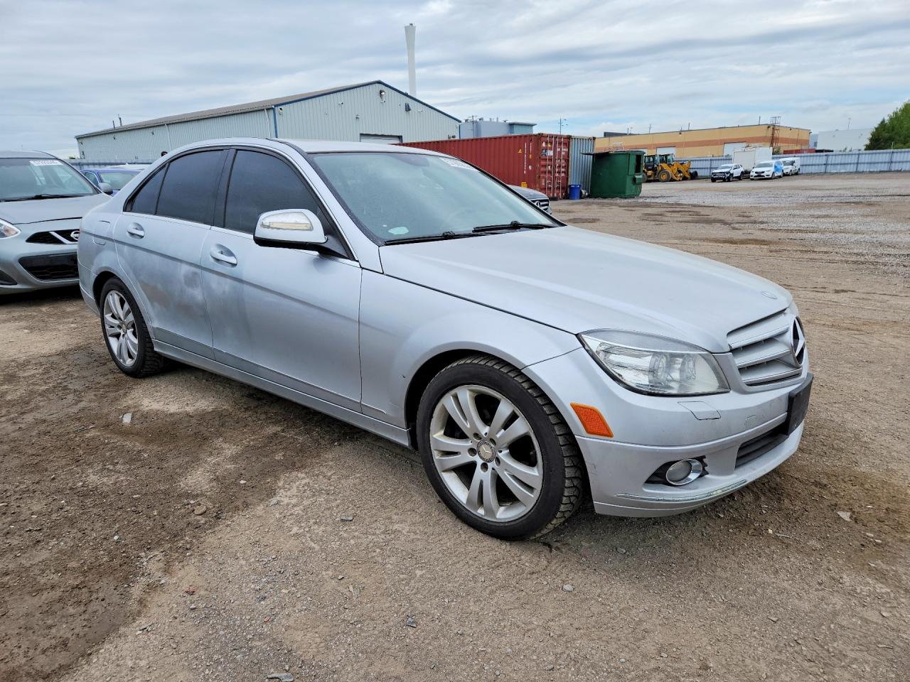 2008 Mercedes-benz C 300 Silver vin: WDDGF54X38F066154