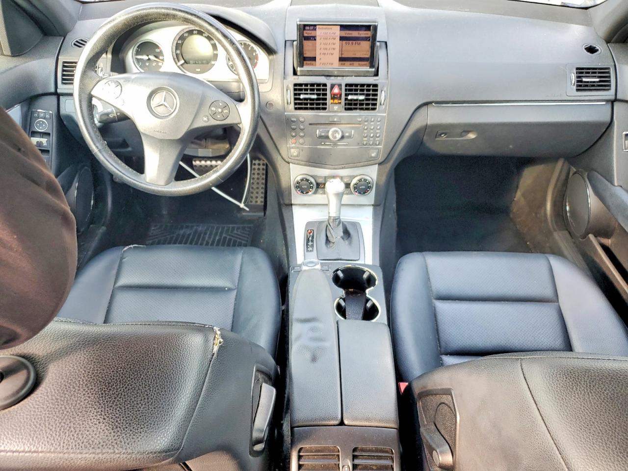 2008 Mercedes-benz C 300 Black vin: WDDGF54X38F075047