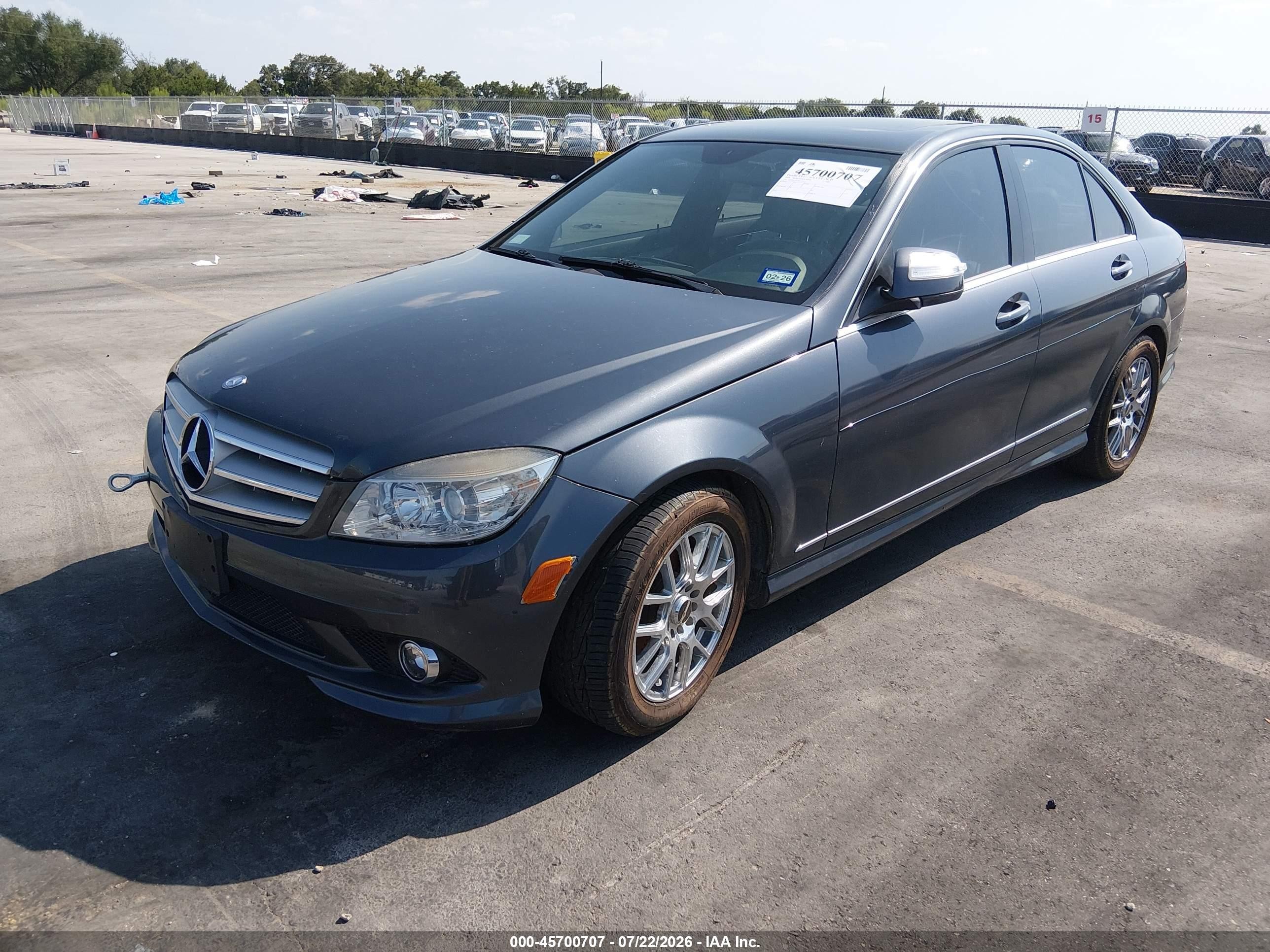 2008 Mercedes-benz C 300 Luxury/sport Gray vin: WDDGF54X38F137577