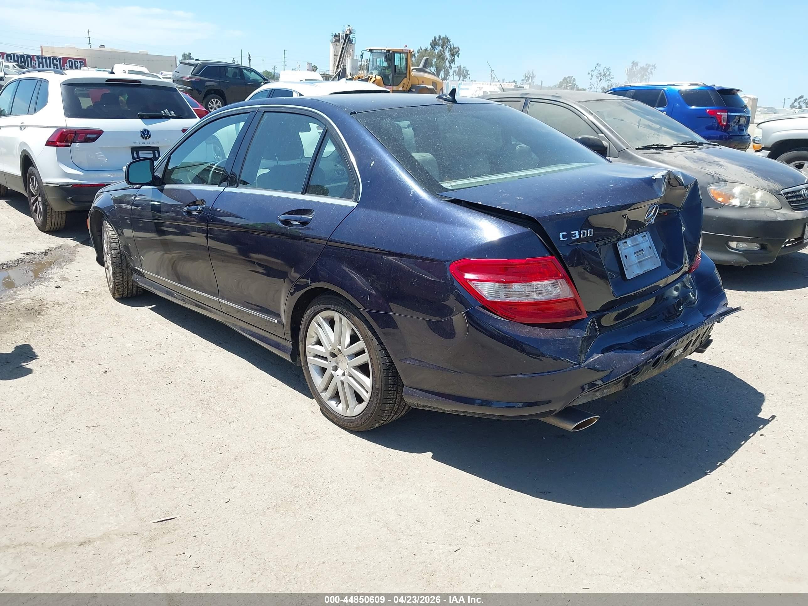 2008 Mercedes-benz C 300 Luxury/sport Dark Blue vin: WDDGF54X38R017583