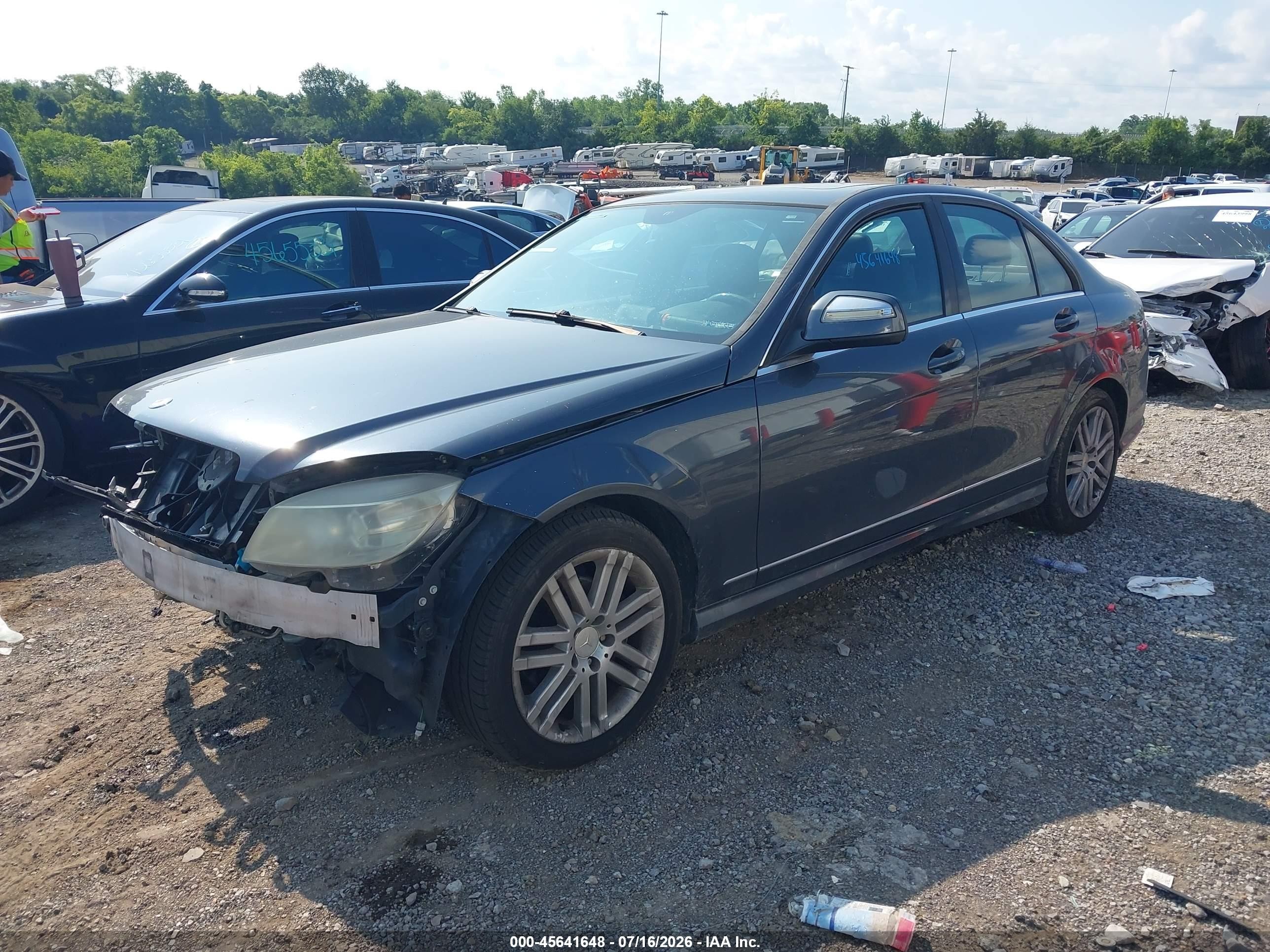 2008 Mercedes-benz C 300 Luxury/sport Gray vin: WDDGF54X38R017597