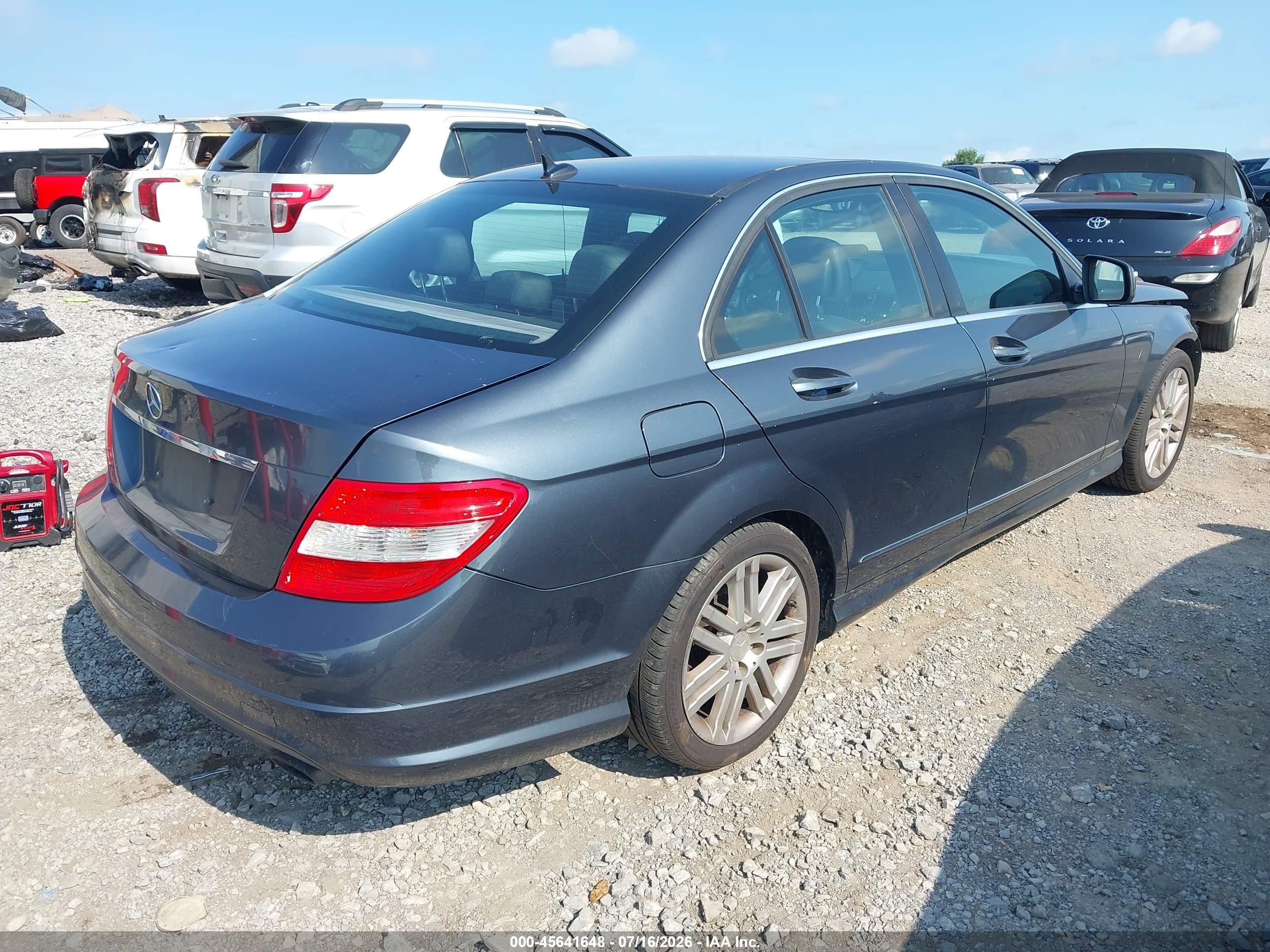 2008 Mercedes-benz C 300 Luxury/sport Gray vin: WDDGF54X38R017597