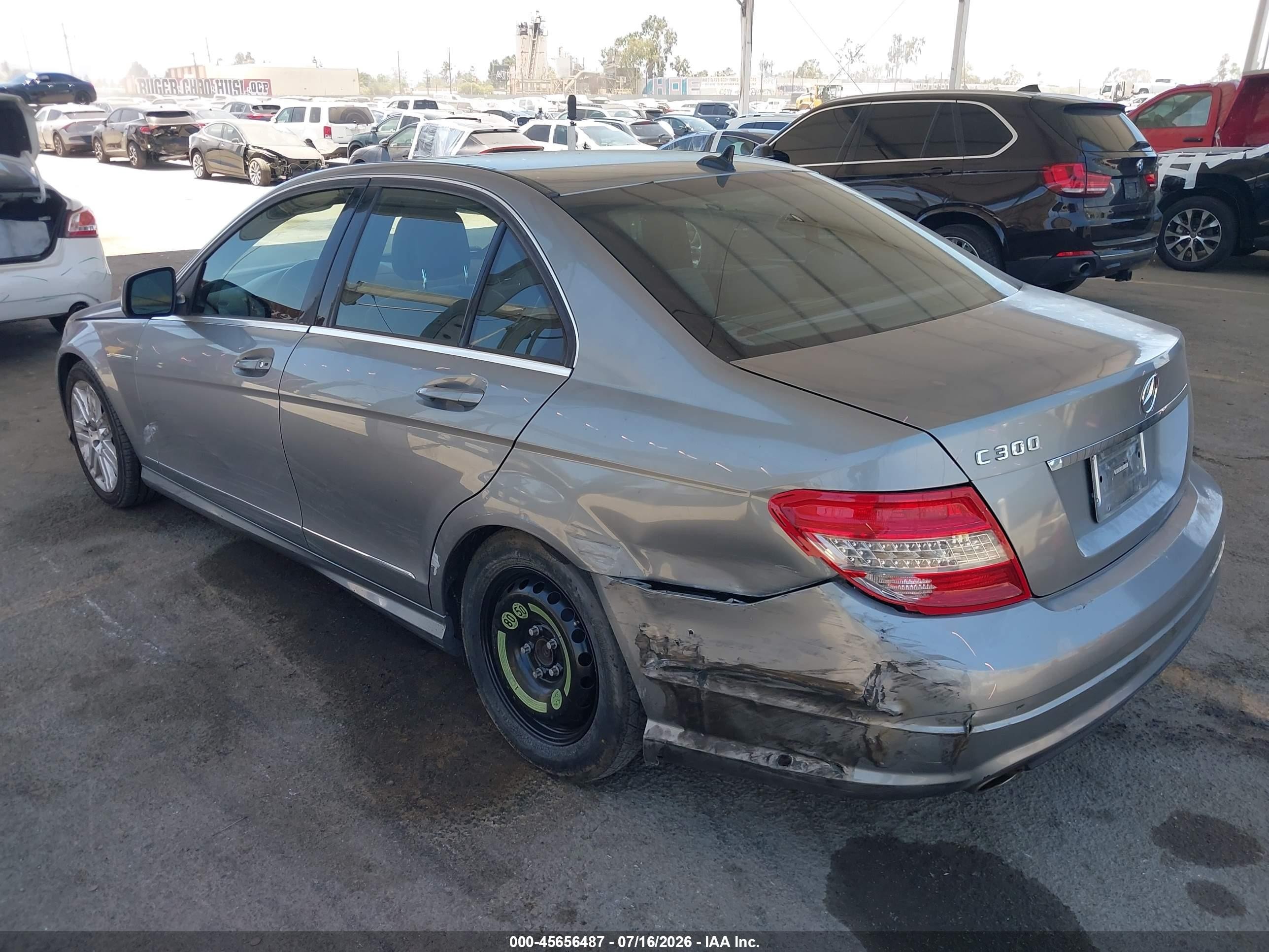 2008 Mercedes-benz C 300 Luxury/sport Gray vin: WDDGF54X38R017700