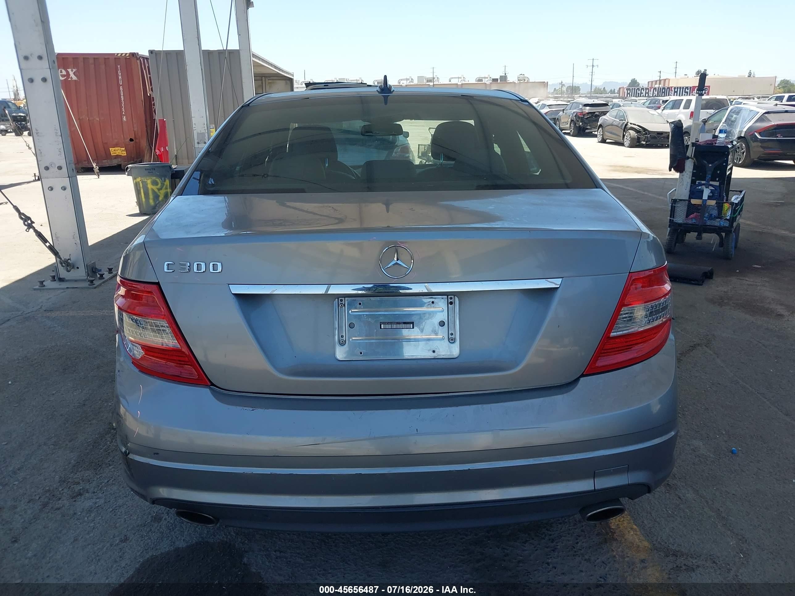 2008 Mercedes-benz C 300 Luxury/sport Gray vin: WDDGF54X38R017700