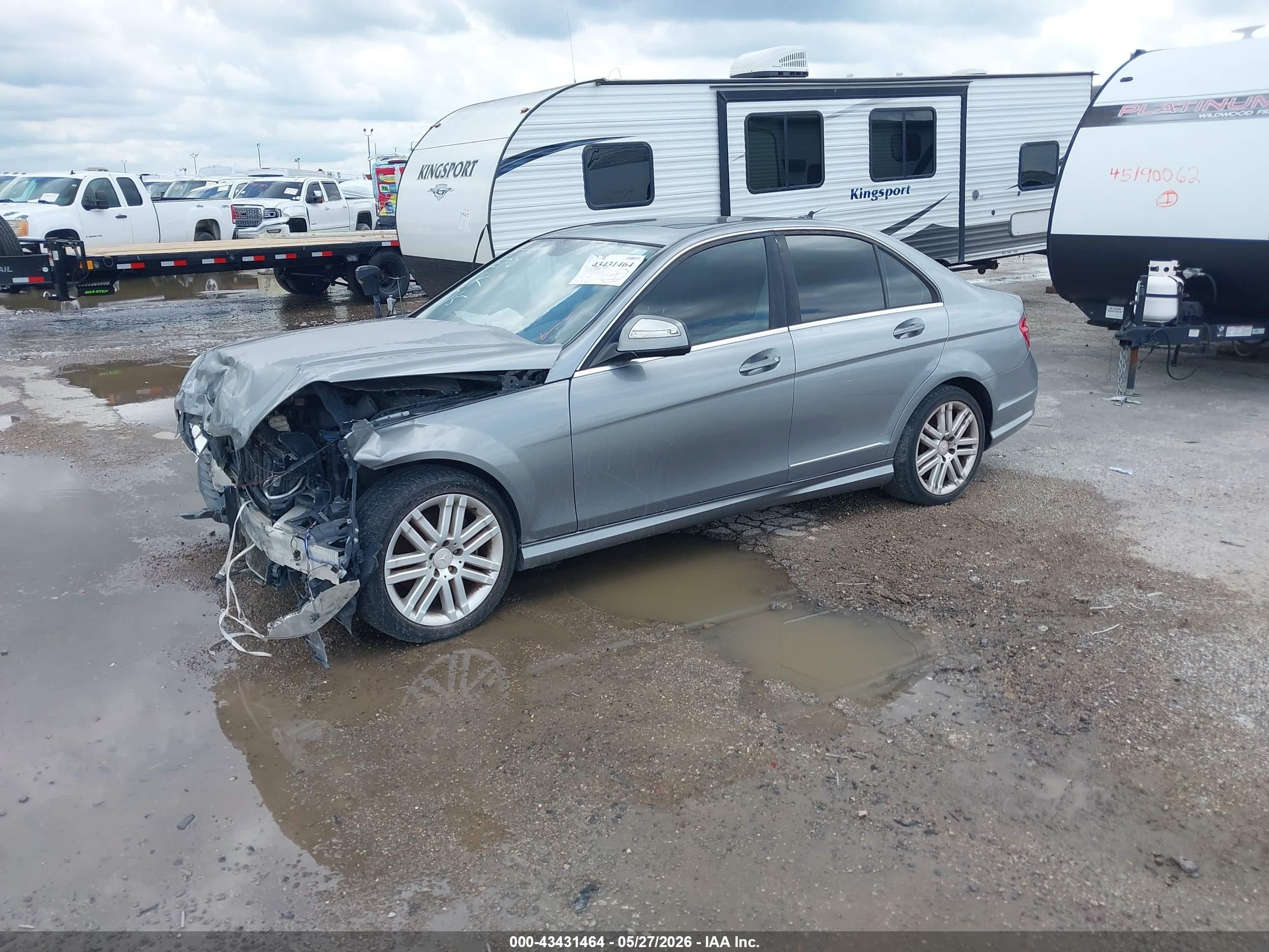 2008 Mercedes-benz C 300 Sport Серебряный vin: WDDGF54X38R018152