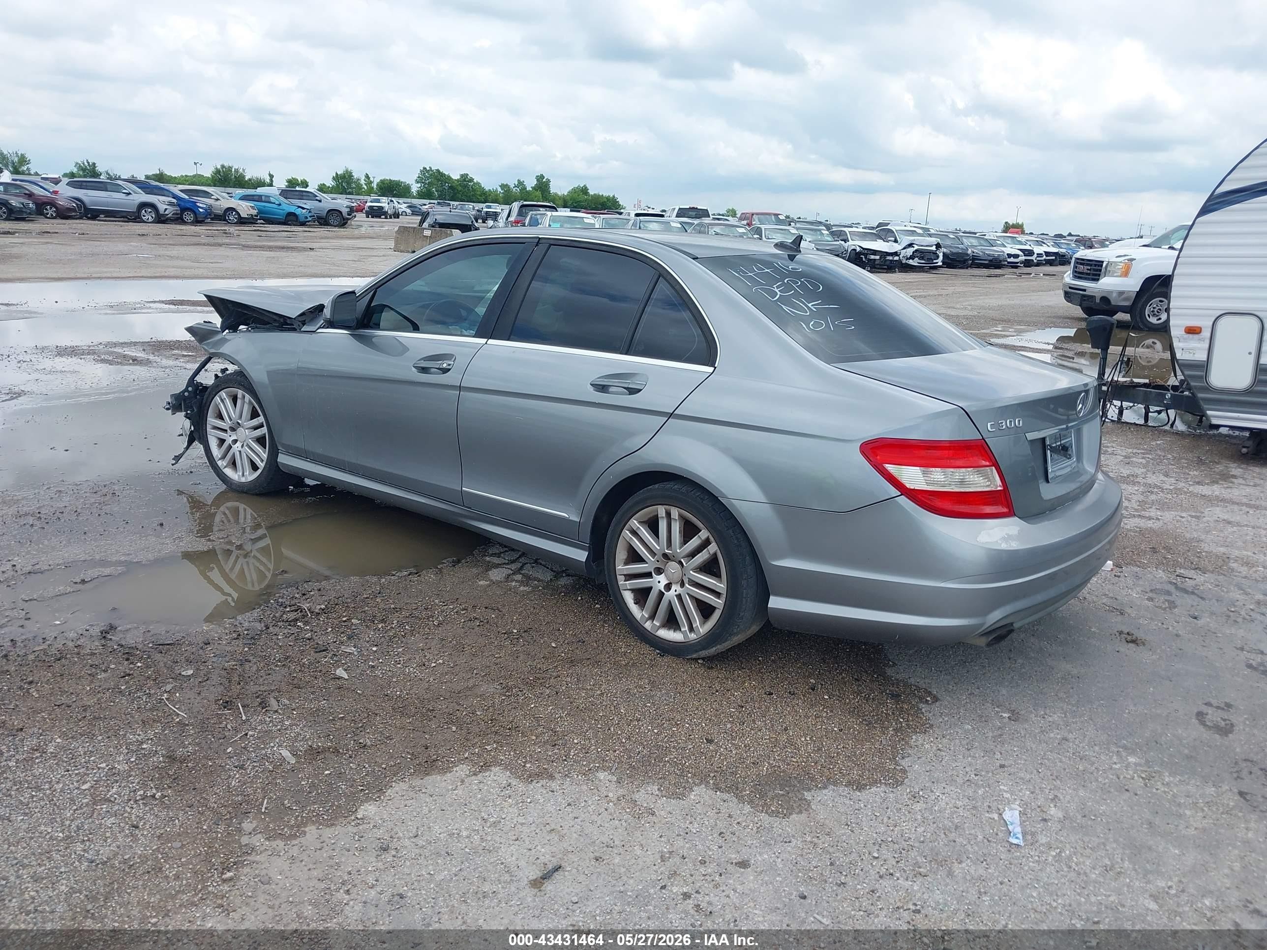 2008 Mercedes-benz C 300 Sport Серебряный vin: WDDGF54X38R018152