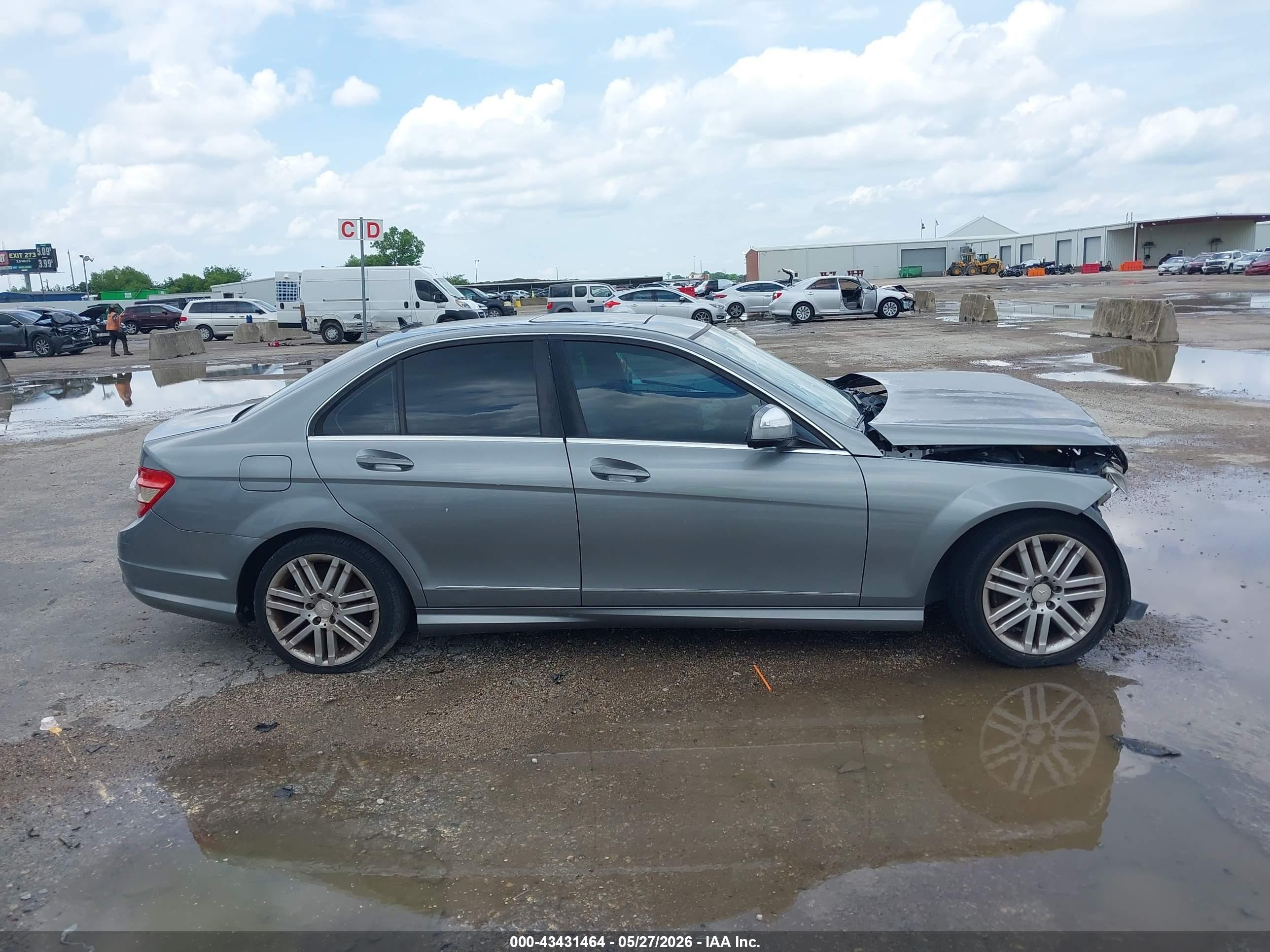 2008 Mercedes-benz C 300 Sport Серебряный vin: WDDGF54X38R018152
