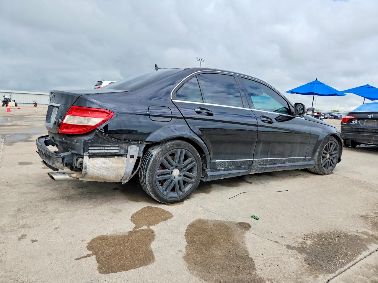 2009 Mercedes-benz C 300 Black vin: WDDGF54X39R071273