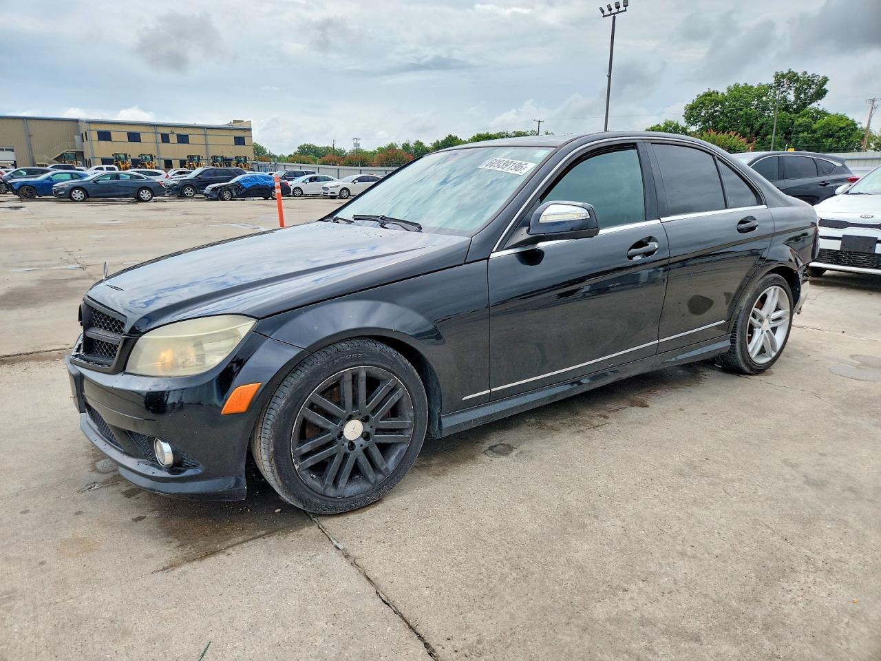 2009 Mercedes-benz C 300 Black vin: WDDGF54X39R071273