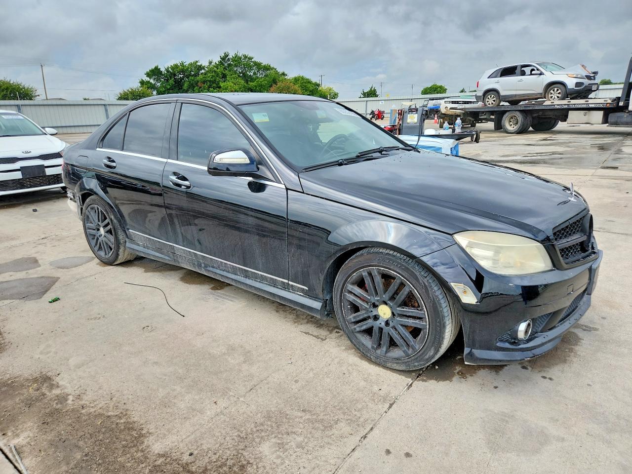 2009 Mercedes-benz C 300 Black vin: WDDGF54X39R071273