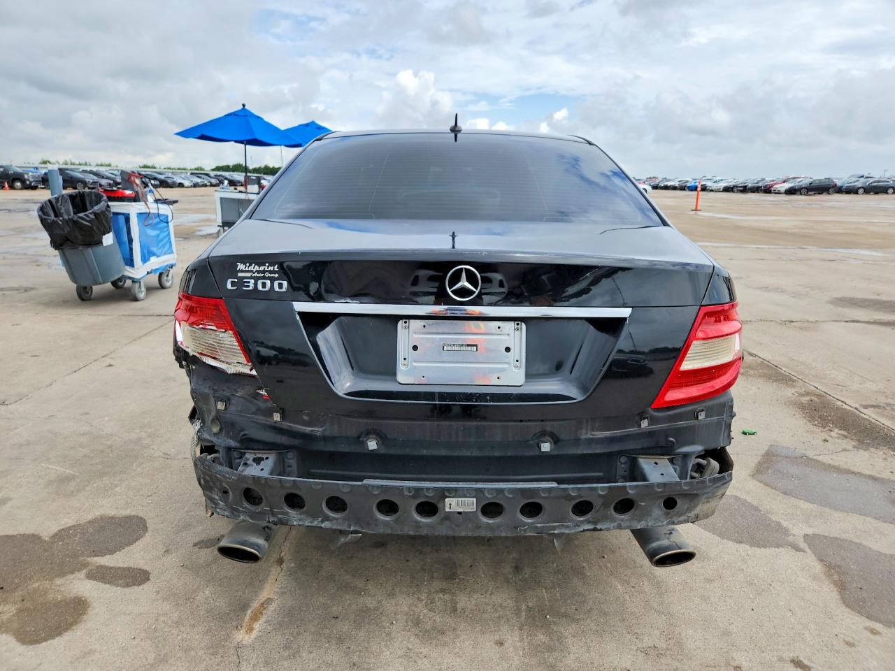 2009 Mercedes-benz C 300 Black vin: WDDGF54X39R071273