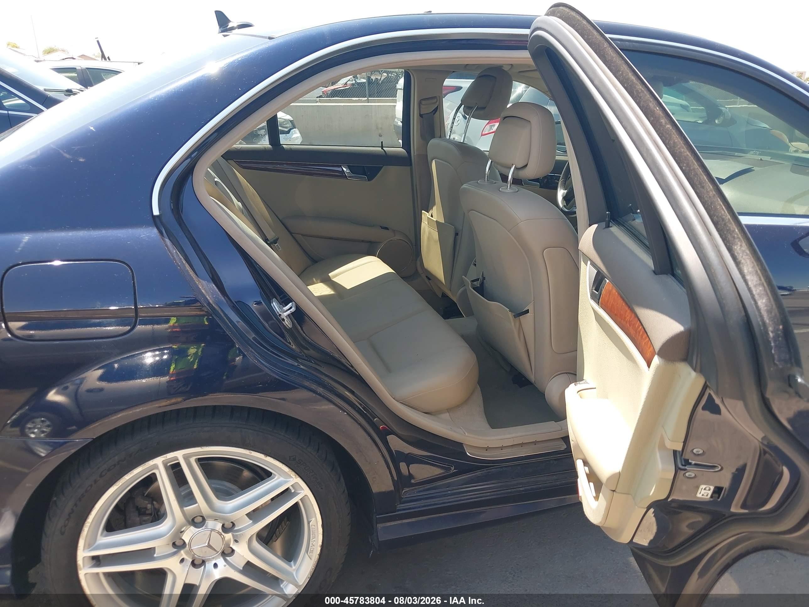 2009 Mercedes-benz C 300 Luxury/sport Синий vin: WDDGF54X39R082001