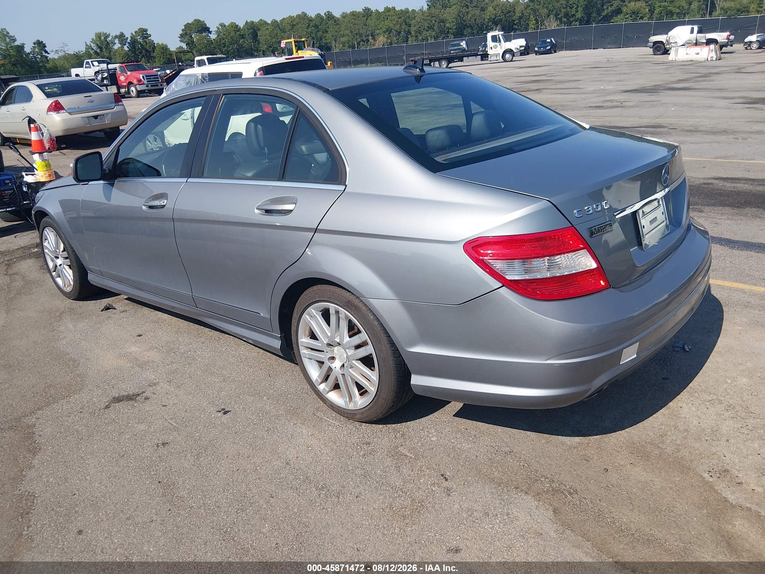 2008 Mercedes-benz C 300 Luxury/sport Silver vin: WDDGF54X48F020686