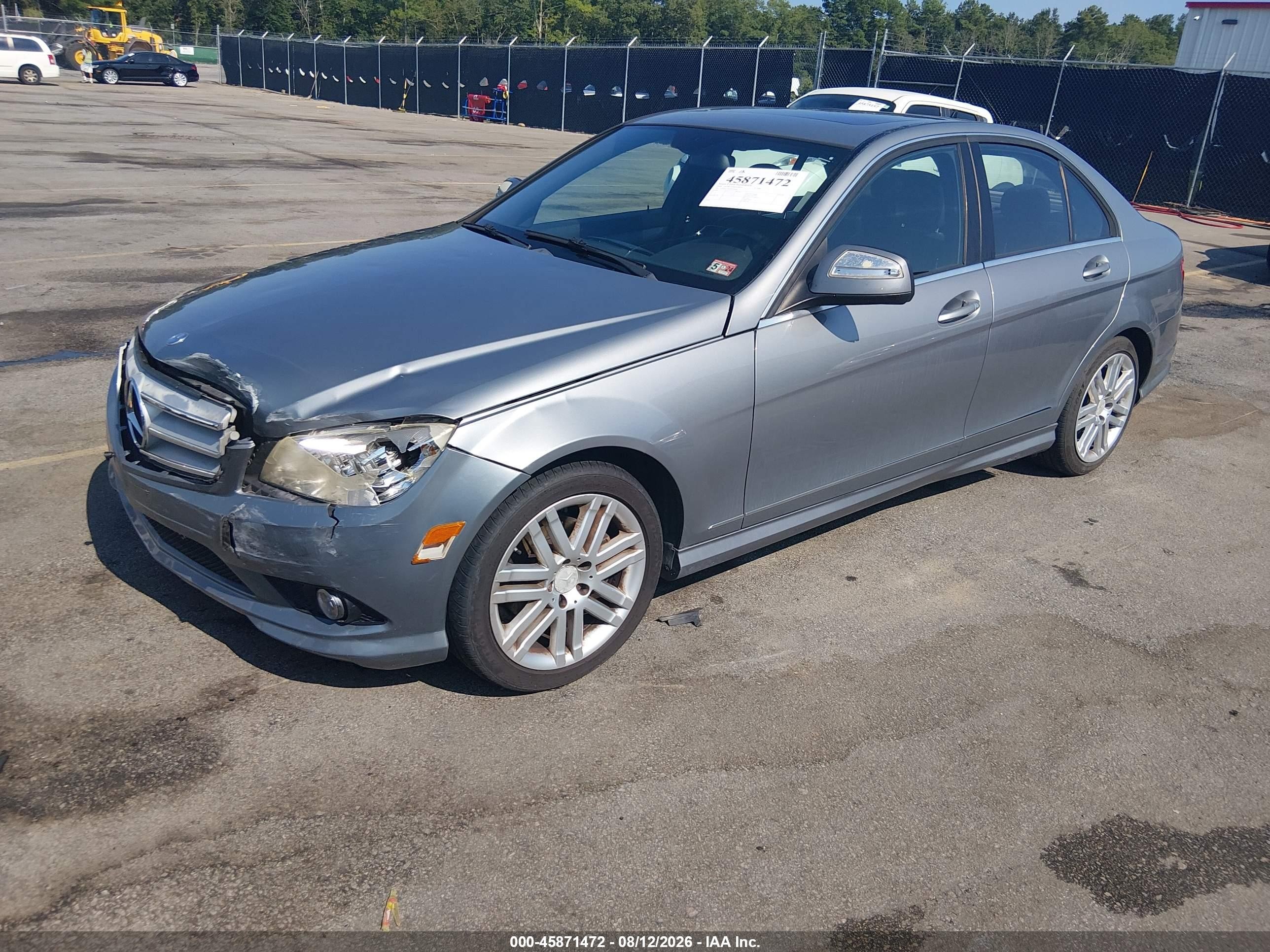 2008 Mercedes-benz C 300 Luxury/sport Silver vin: WDDGF54X48F020686