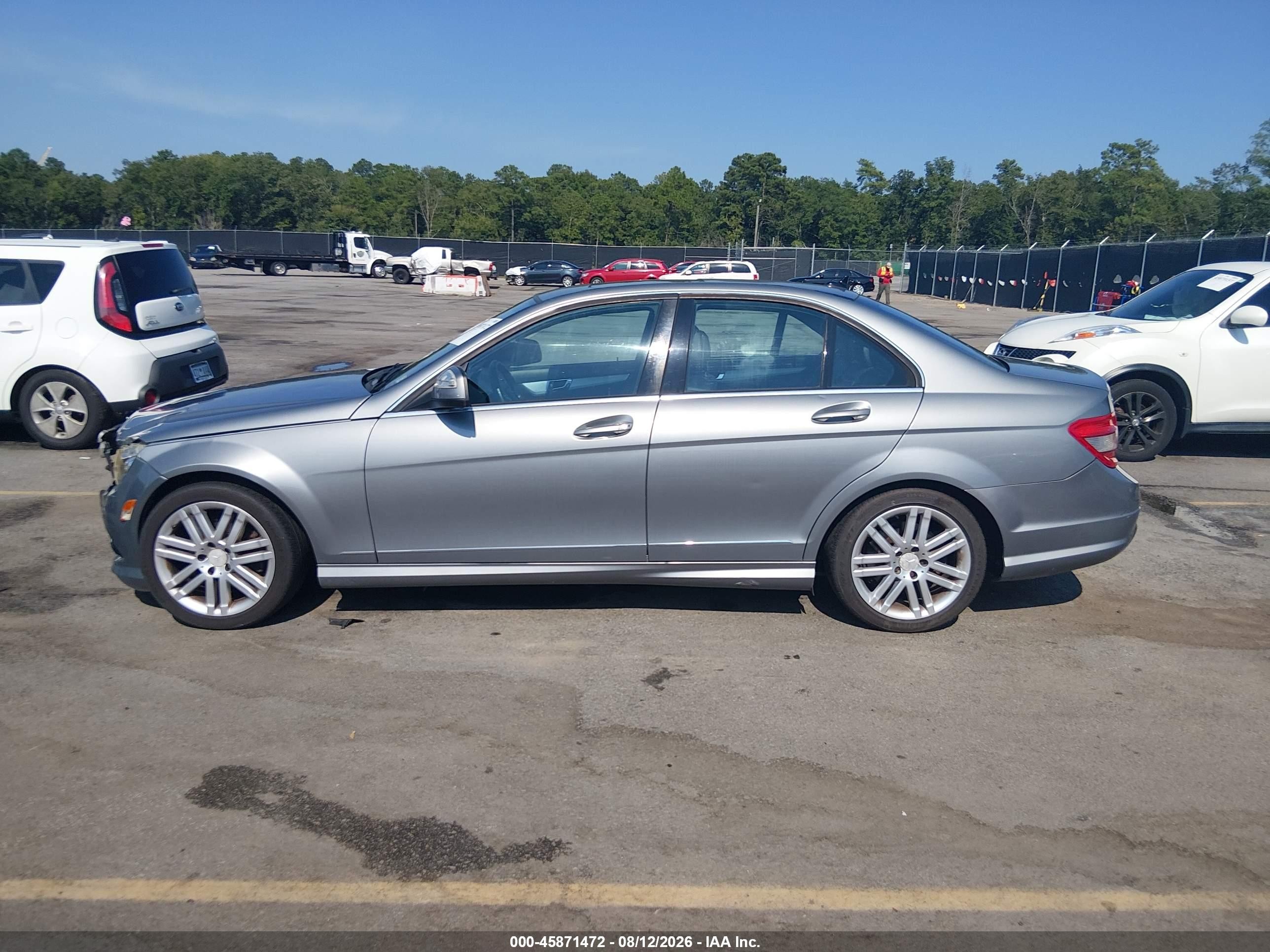 2008 Mercedes-benz C 300 Luxury/sport Silver vin: WDDGF54X48F020686