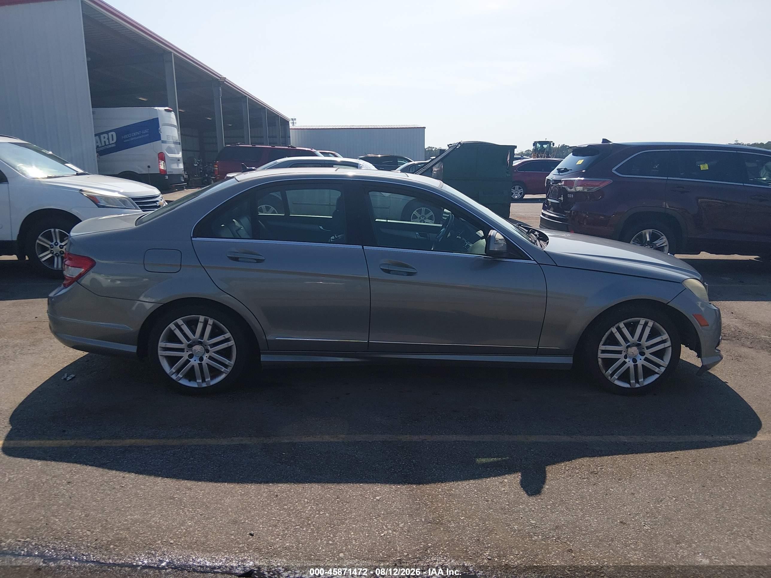 2008 Mercedes-benz C 300 Luxury/sport Silver vin: WDDGF54X48F020686