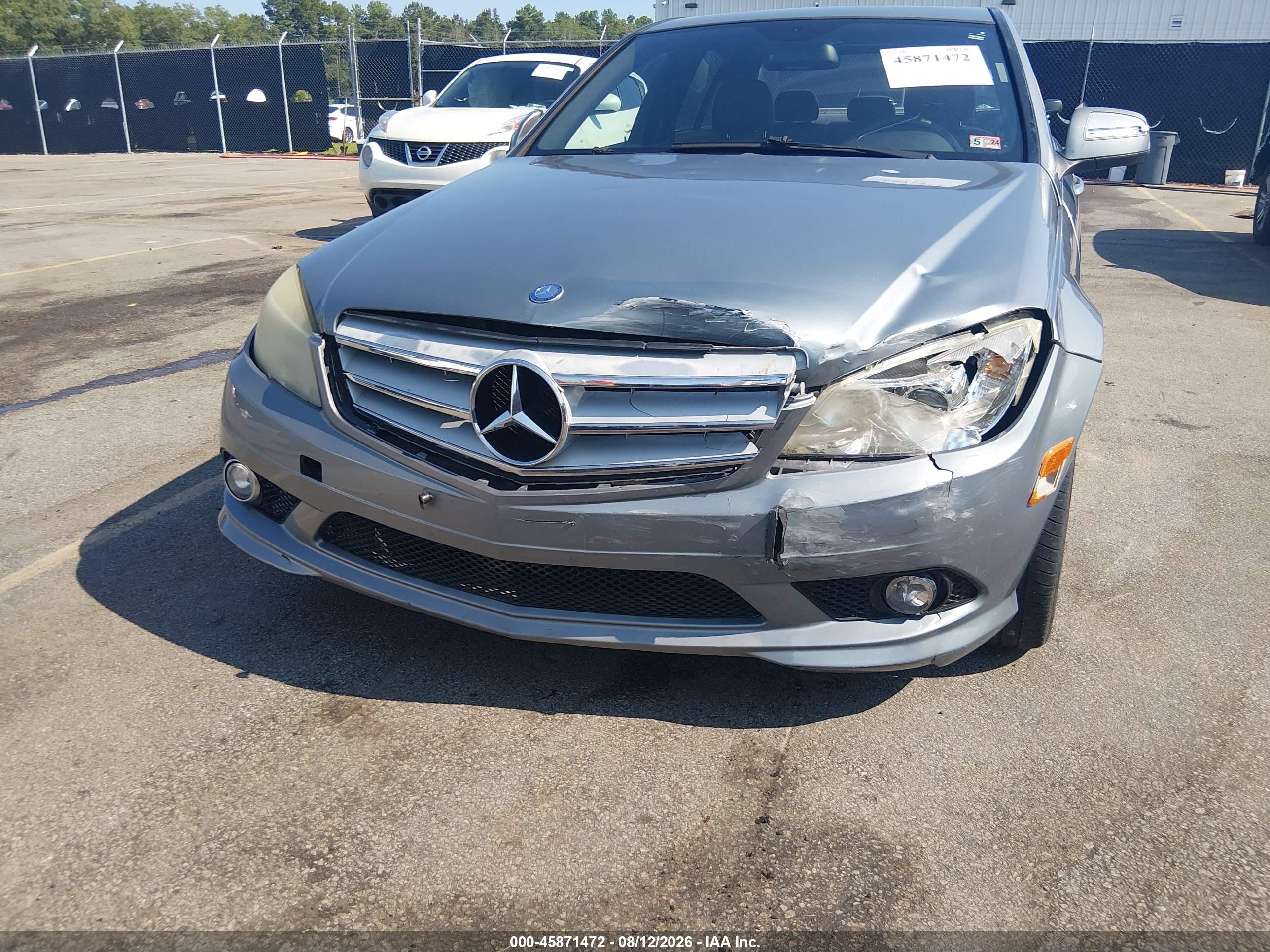 2008 Mercedes-benz C 300 Luxury/sport Silver vin: WDDGF54X48F020686
