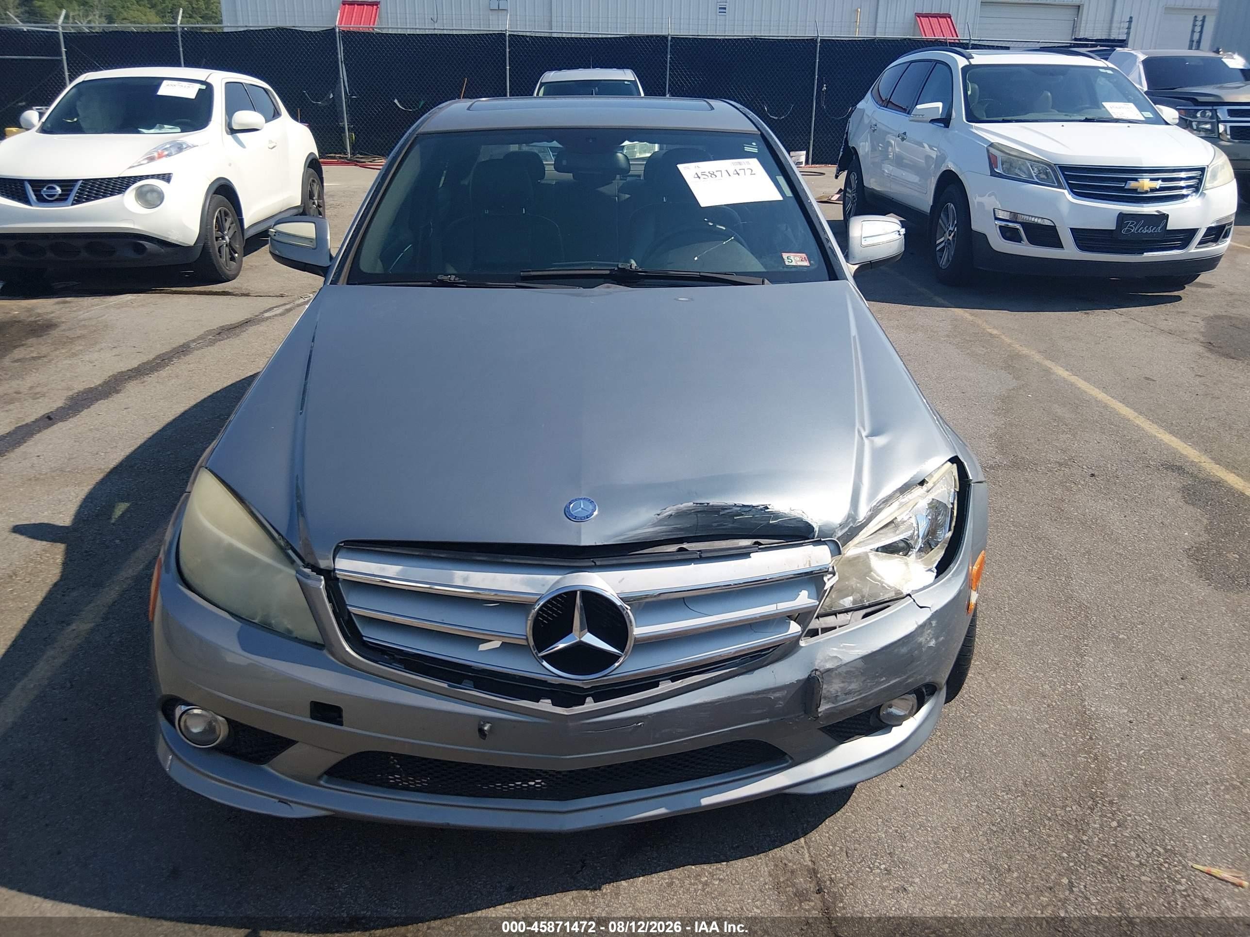 2008 Mercedes-benz C 300 Luxury/sport Silver vin: WDDGF54X48F020686