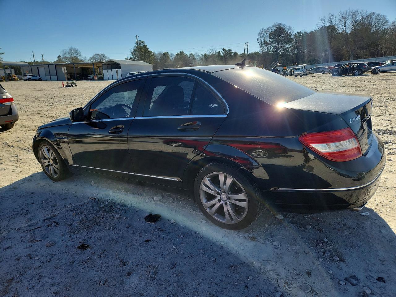 2008 Mercedes-benz C 300 Черный vin: WDDGF54X48F071301