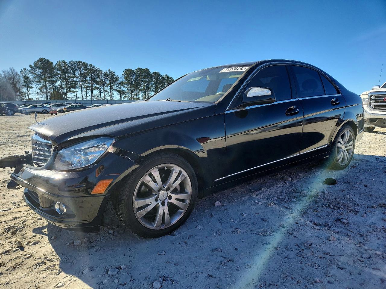 2008 Mercedes-benz C 300 Черный vin: WDDGF54X48F071301