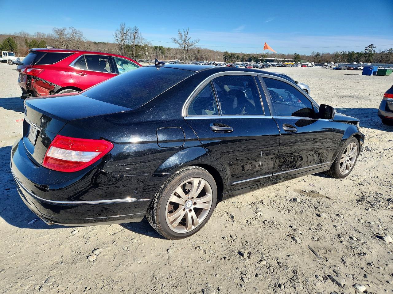 2008 Mercedes-benz C 300 Черный vin: WDDGF54X48F071301