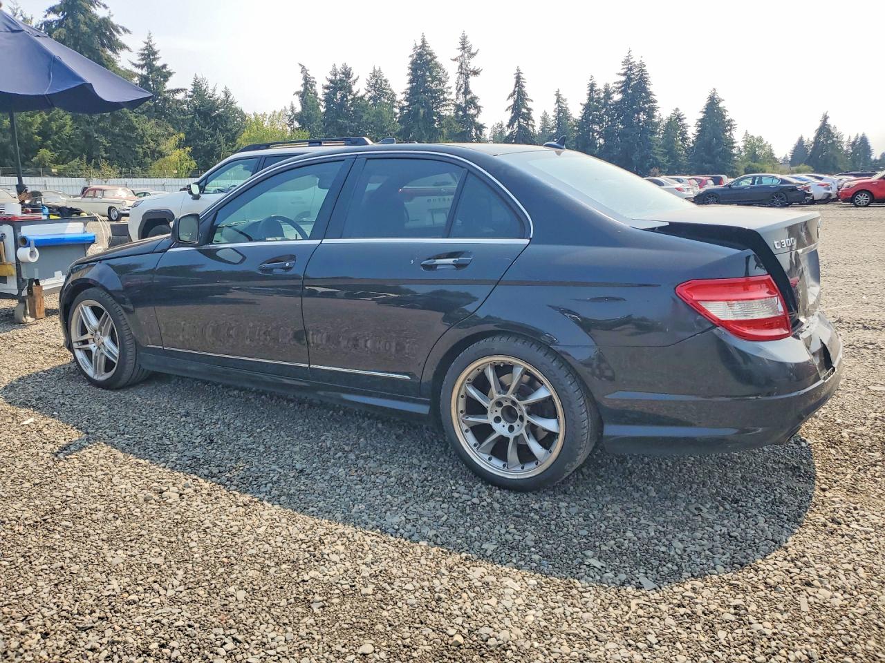 2008 Mercedes-benz C 300 Черный vin: WDDGF54X48R018421