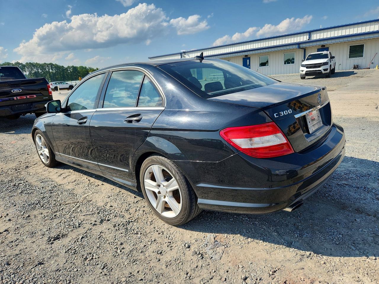 2008 Mercedes-benz C 300 Black vin: WDDGF54X48R038524