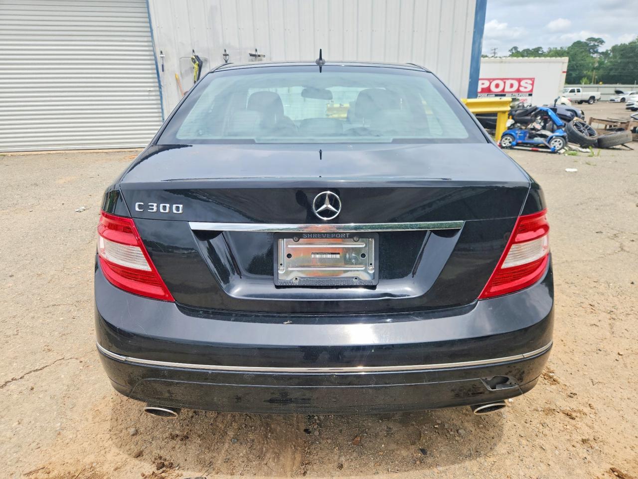 2009 Mercedes-benz C 300 Black vin: WDDGF54X49F204673