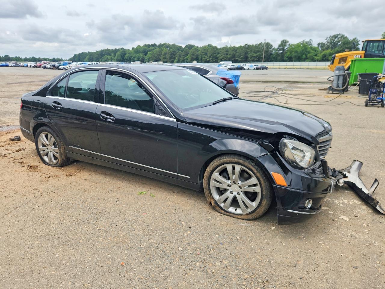 2009 Mercedes-benz C 300 Black vin: WDDGF54X49F204673