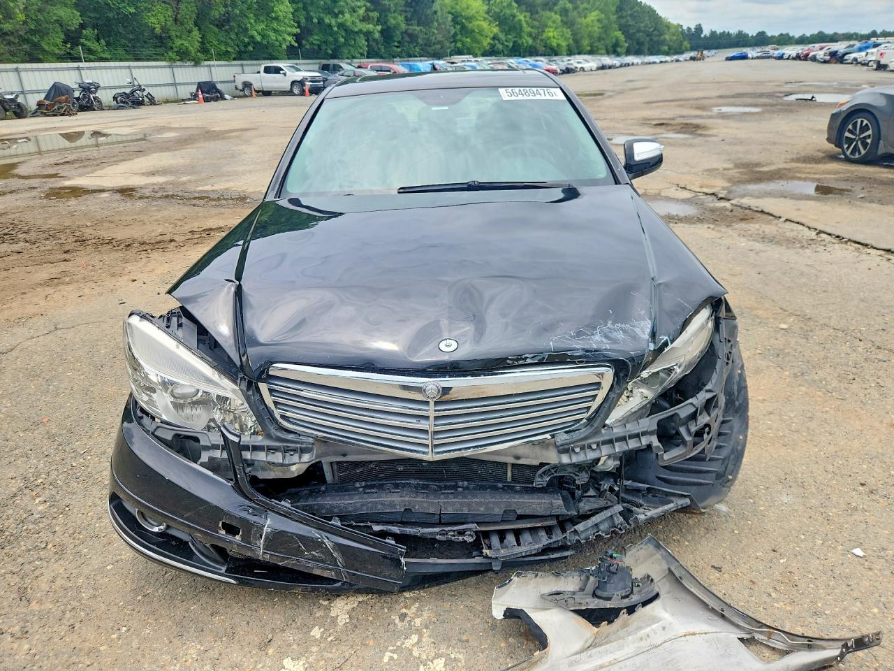 2009 Mercedes-benz C 300 Black vin: WDDGF54X49F204673
